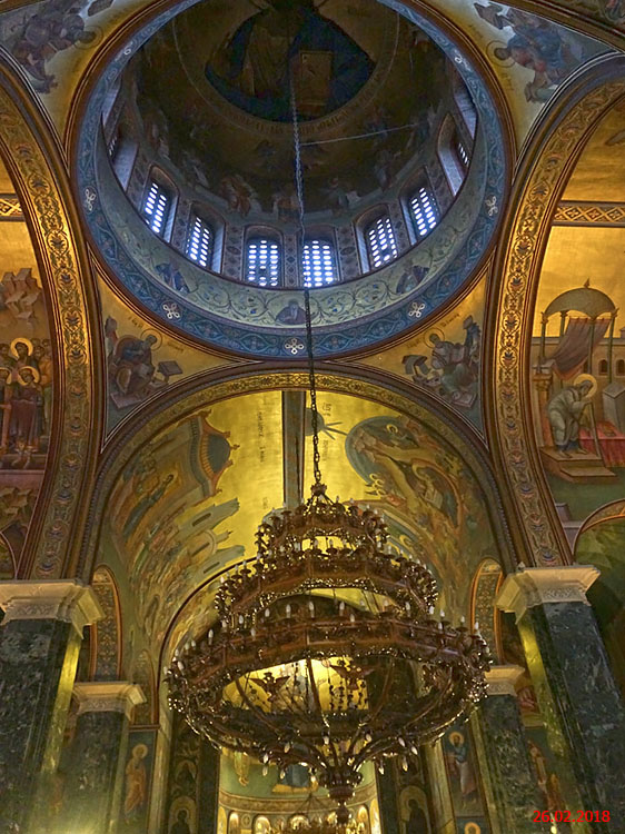 Церковь Пресвятой Богородицы (Панагия Дексия), Салоники (Θεσσαλονίκη) (Центральная Македония, Греция). интерьер и убранство