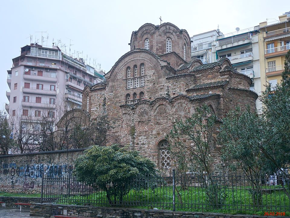 Церковь Пантелеимона Целителя, Салоники (Θεσσαλονίκη) (Центральная Македония, Греция). фасады