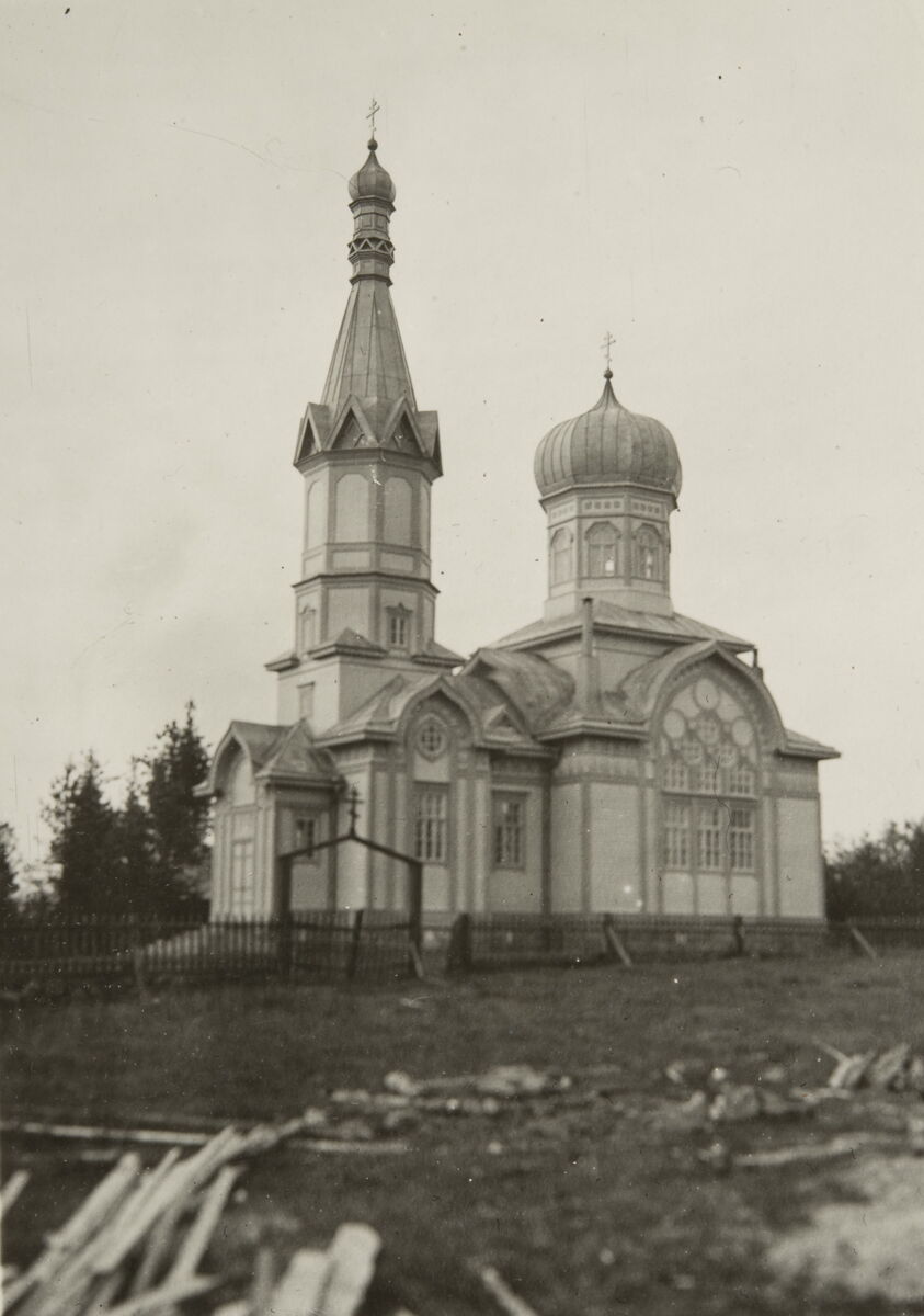 Церковь Иоанна Предтечи, Полвиярви (Северная Карелия, Финляндия). архивная фотография, Фото 1937 года с сайта www.finna.fi. Автор Tyyni Vahter