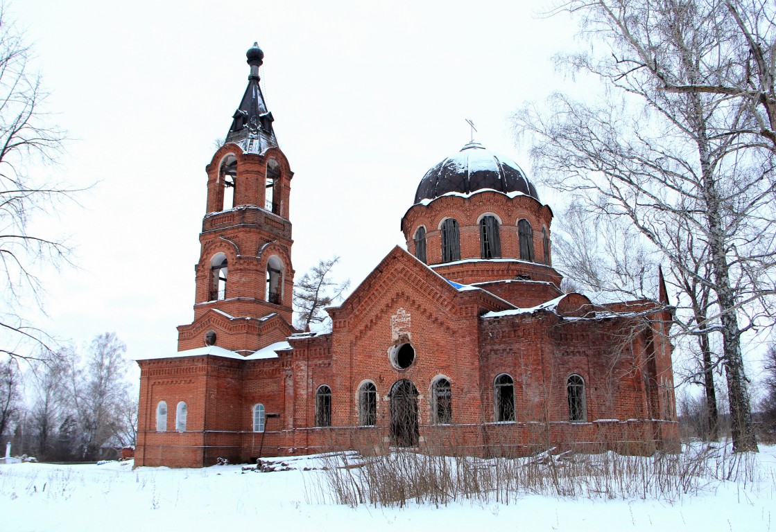 Кузнецово. Церковь Владимирской иконы Божией Матери. фасады