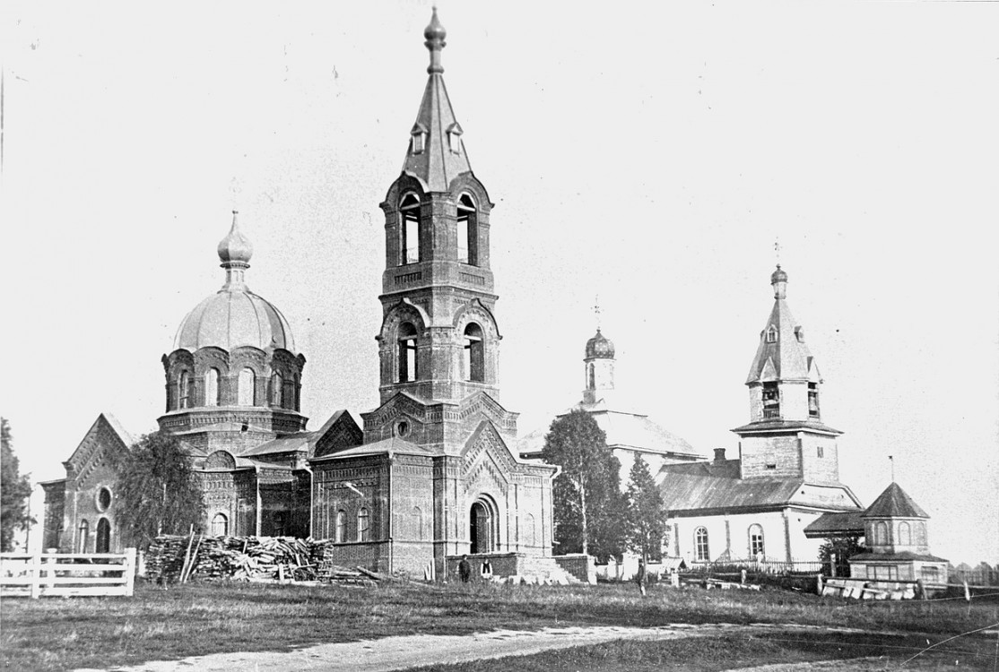 Церковь Владимирской иконы Божией Матери, Кузнецово (Лебяжский район, Кировская область). архивная фотография