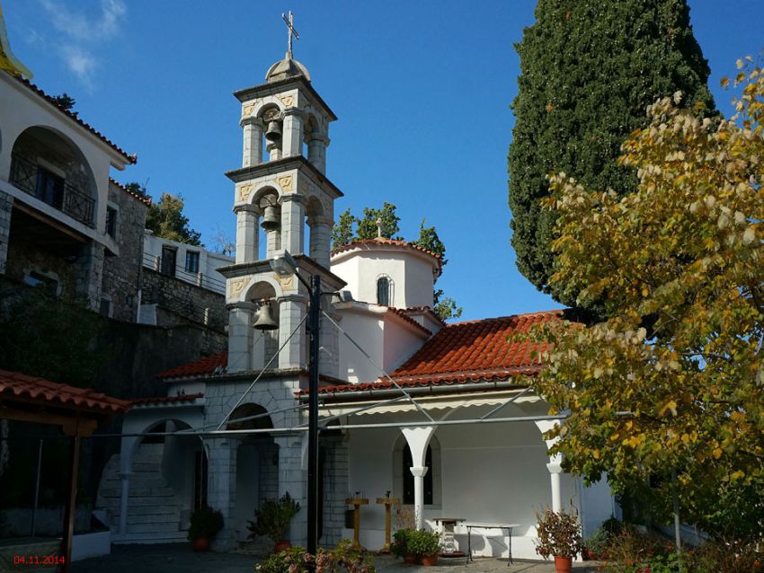Успенский мужской монастырь, Кунупия (Пелопоннес (Πελοπόννησος), Греция). фасады