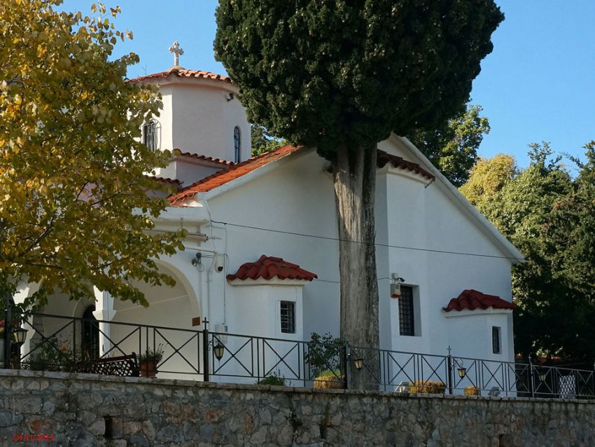 Успенский мужской монастырь, Кунупия (Пелопоннес (Πελοπόννησος), Греция). фасады