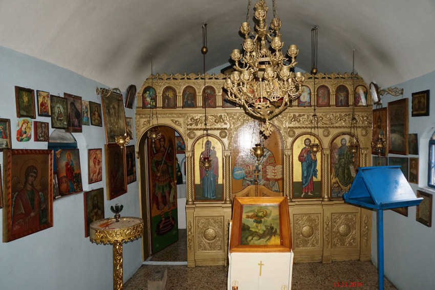 Неизвестная церковь, Корфос (Пелопоннес (Πελοπόννησος), Греция). интерьер и убранство