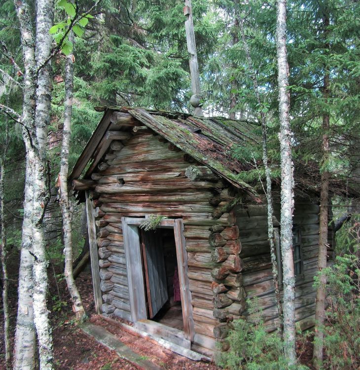 Часовня Николая Чудотворца, Кумбасозерская Новина, урочище (Плесецкий район, Архангельская область). фасады, вид с юго-запада