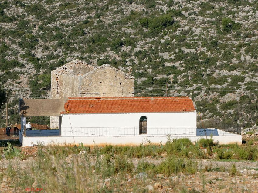 Неизвестная церковь, Агиос Андреас (Пелопоннес (Πελοπόννησος), Греция). фасады