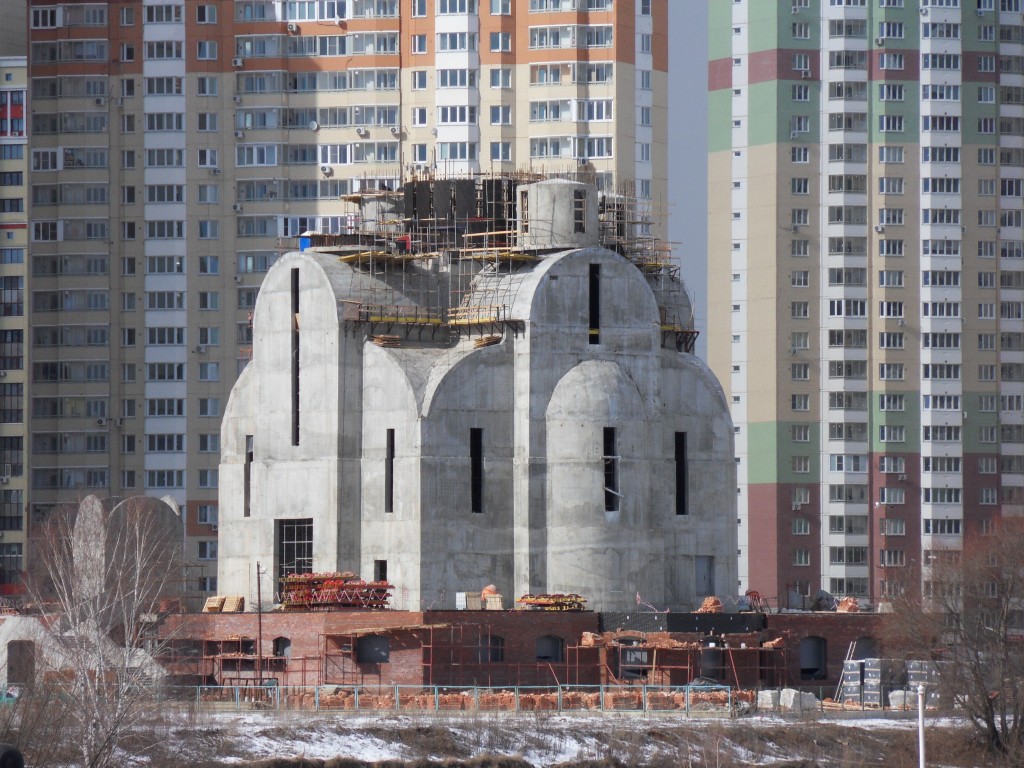 Красногорск. Собор Николая Чудотворца в Павшинской пойме. документальные фотографии