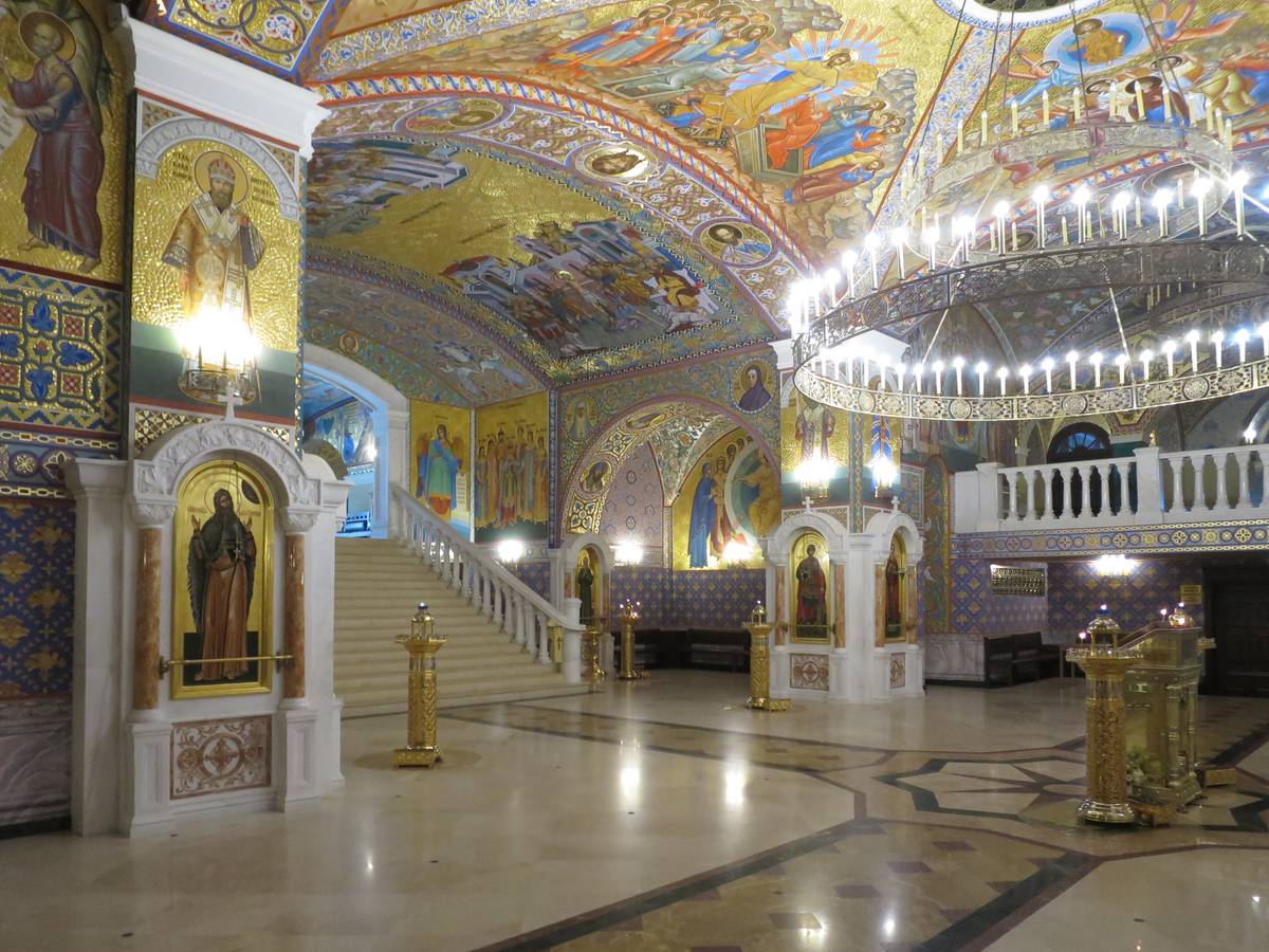 интерьер и убранство. Собор Николая Чудотворца в Павшинской пойме, Красногорск (Красногорский городской округ, Московская область)