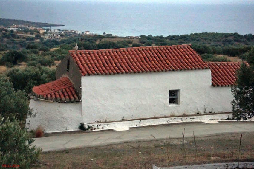 Неизвестная церковь, Элика (Пелопоннес (Πελοπόννησος), Греция). фасады