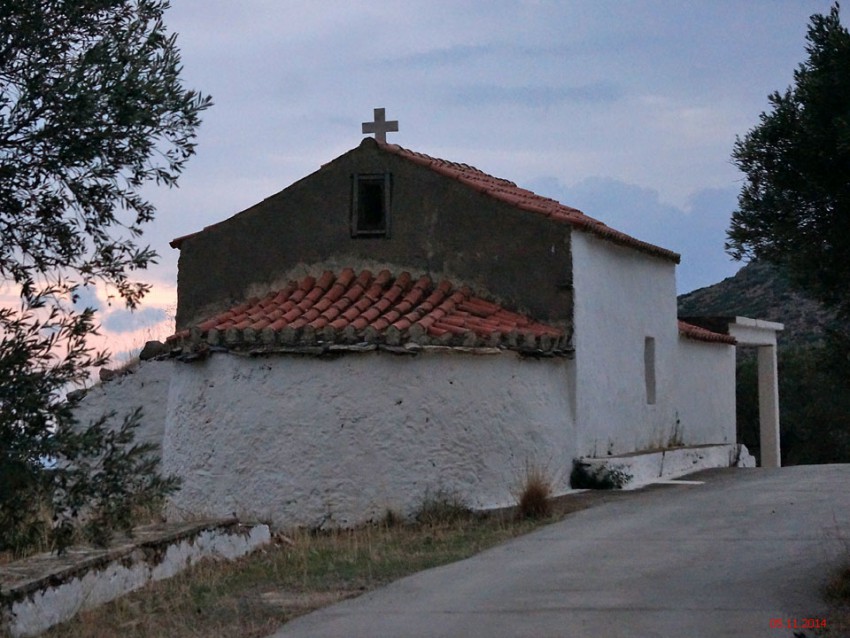 Неизвестная церковь, Элика (Пелопоннес (Πελοπόννησος), Греция). фасады