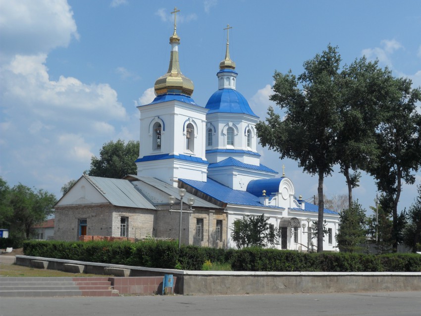 Церковь Казанской иконы Божией Матери, Сакмара (Сакмарский район, Оренбургская область). фасады