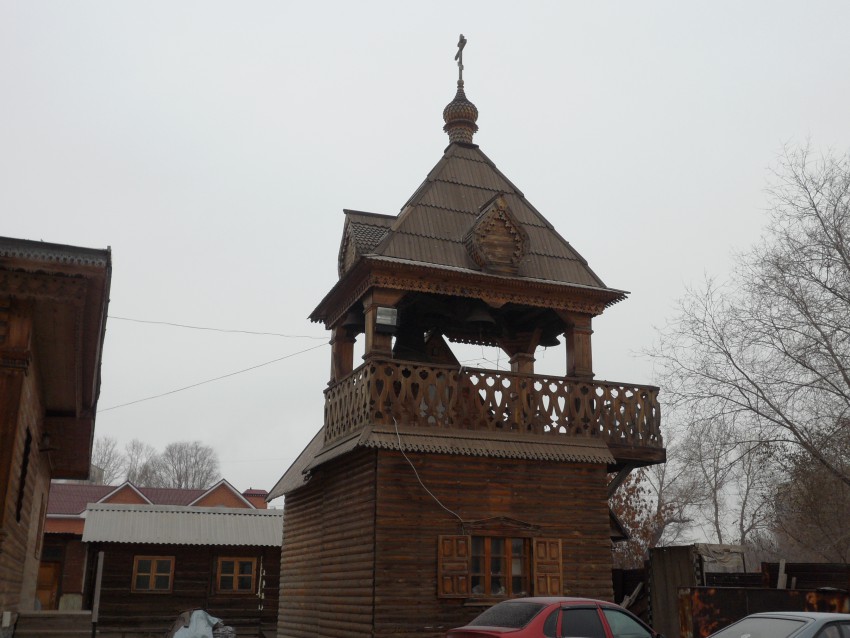Орск. Церковь Георгия Победоносца. фасады, колокольня