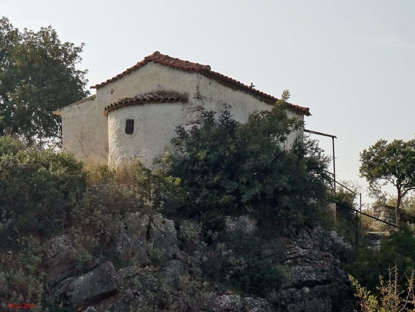 Неизвестная церковь, Ламбена (Пелопоннес (Πελοπόννησος), Греция). фасады