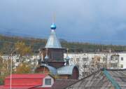 Церковь Казанской иконы Божией Матери в Снежном, Вид с трассы<br>, Магадан, Магадан, город, Магаданская область