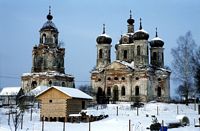 Храмовый комплекс. Церкви Спаса Преображения и Димитрия Ростовского - Спасс-Косицы - Наро-Фоминский городской округ - Московская область