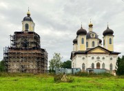 Храмовый комплекс. Церкви Преображения Господня и Димитрия Ростовского, Вид с юга<br>, Спасс-Косицы, Наро-Фоминский городской округ, Московская область