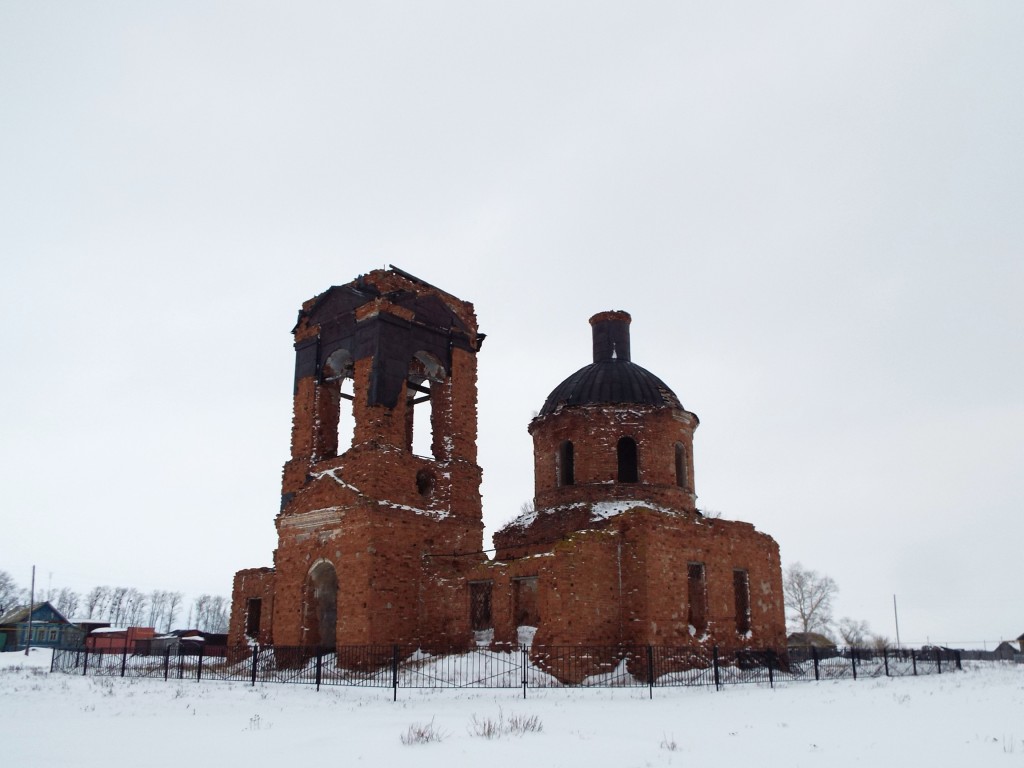 Новое Мазино. Церковь Покрова Пресвятой Богородицы. фасады