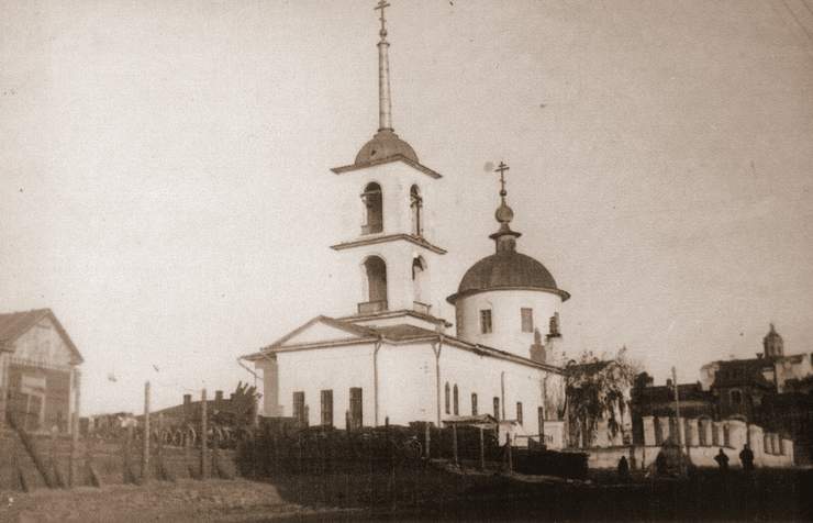 Самара. Церковь Успения Пресвятой Богородицы на Вознесенской горе. архивная фотография, Фотография 1890 года, источник - сайт 
