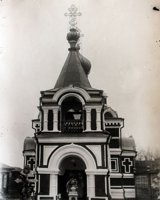 Иверский монастырь. Часовня Даниила Столпника, Енисейск (Енисейск, город, Красноярский край). архивная фотография, Фото начала ХХ века. Из фондов Енисейского краеведческого музея