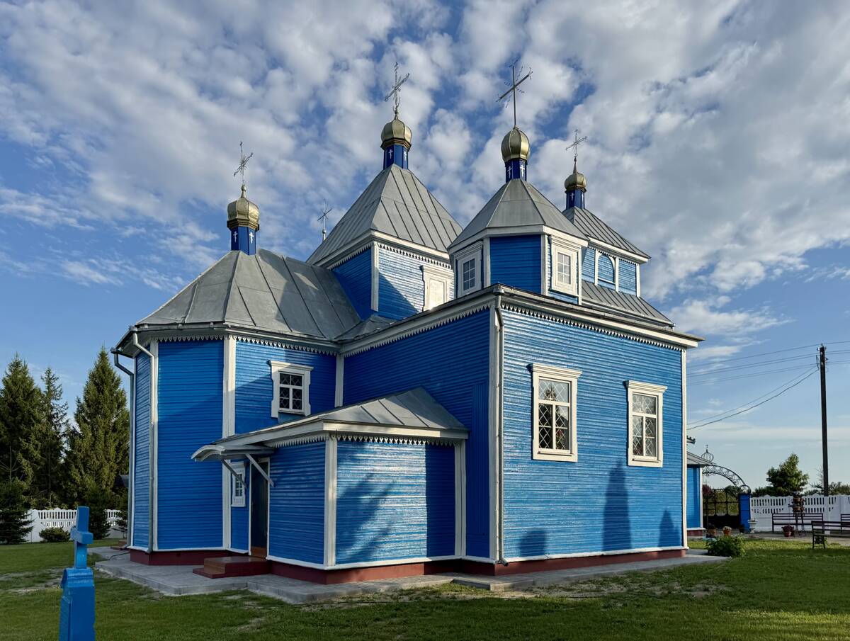 Церковь Параскевы Пятницы, Бережное (Столинский район, Беларусь, Брестская область). фасады, Вид с севера