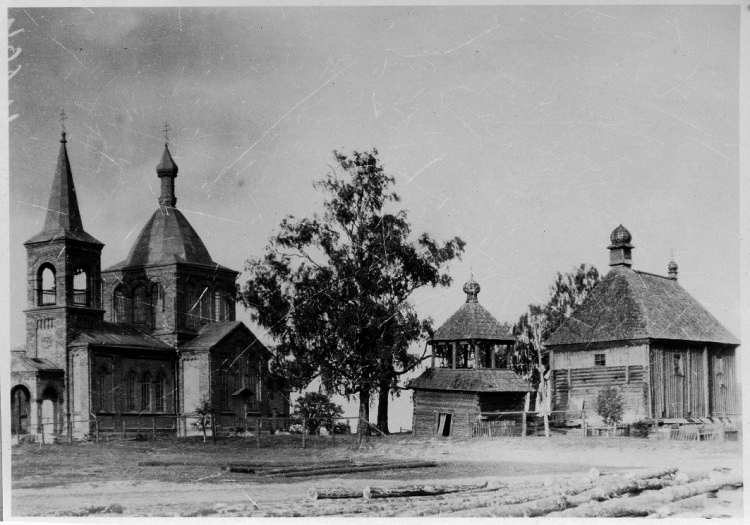 Церковь Николая Чудотворца, Городная (Столинский район, Беларусь, Брестская область). архивная фотография, Частная коллекция. Фото 1930-х годов