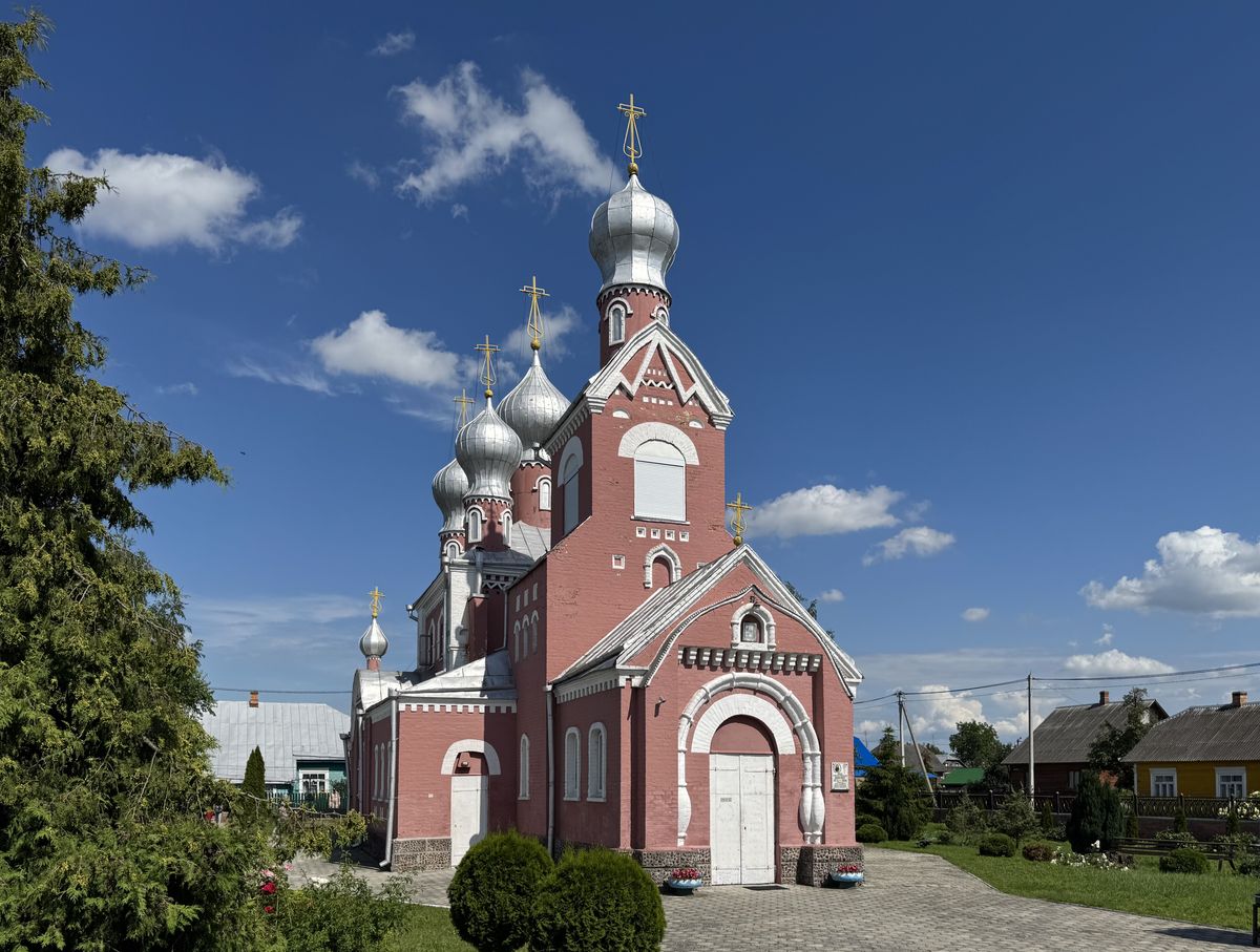 Церковь Казанской иконы Божией Матери, Давид-Городок (Столинский район, Беларусь, Брестская область). фасады, Вид с северо-запада