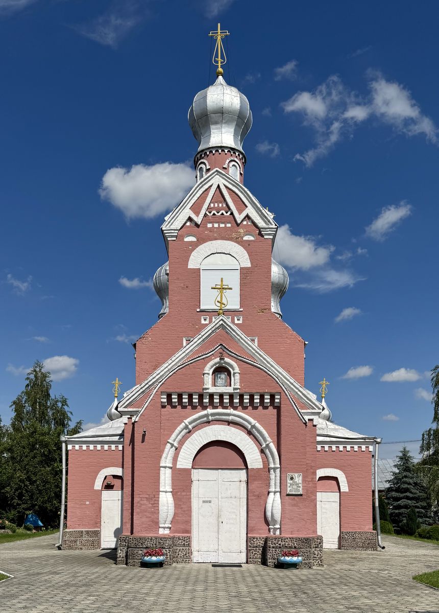 Церковь Казанской иконы Божией Матери, Давид-Городок (Столинский район, Беларусь, Брестская область). фасады, Вид с запада