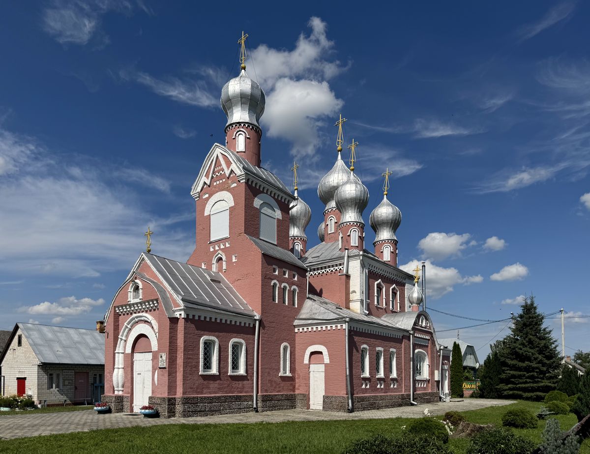 Церковь Казанской иконы Божией Матери, Давид-Городок (Столинский район, Беларусь, Брестская область). фасады, Вид с юго-запада