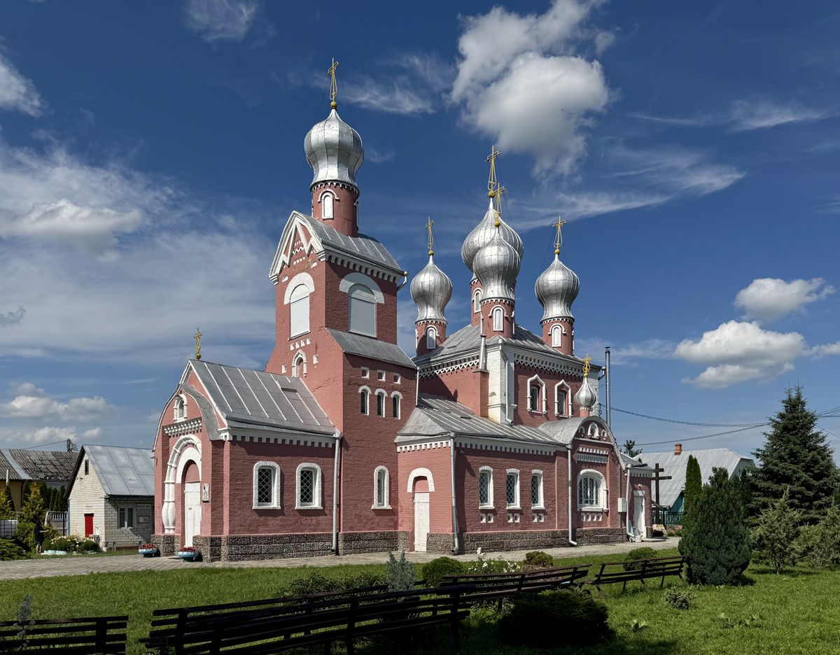 Церковь Казанской иконы Божией Матери, Давид-Городок (Столинский район, Беларусь, Брестская область). фасады, Вид с юго-запада