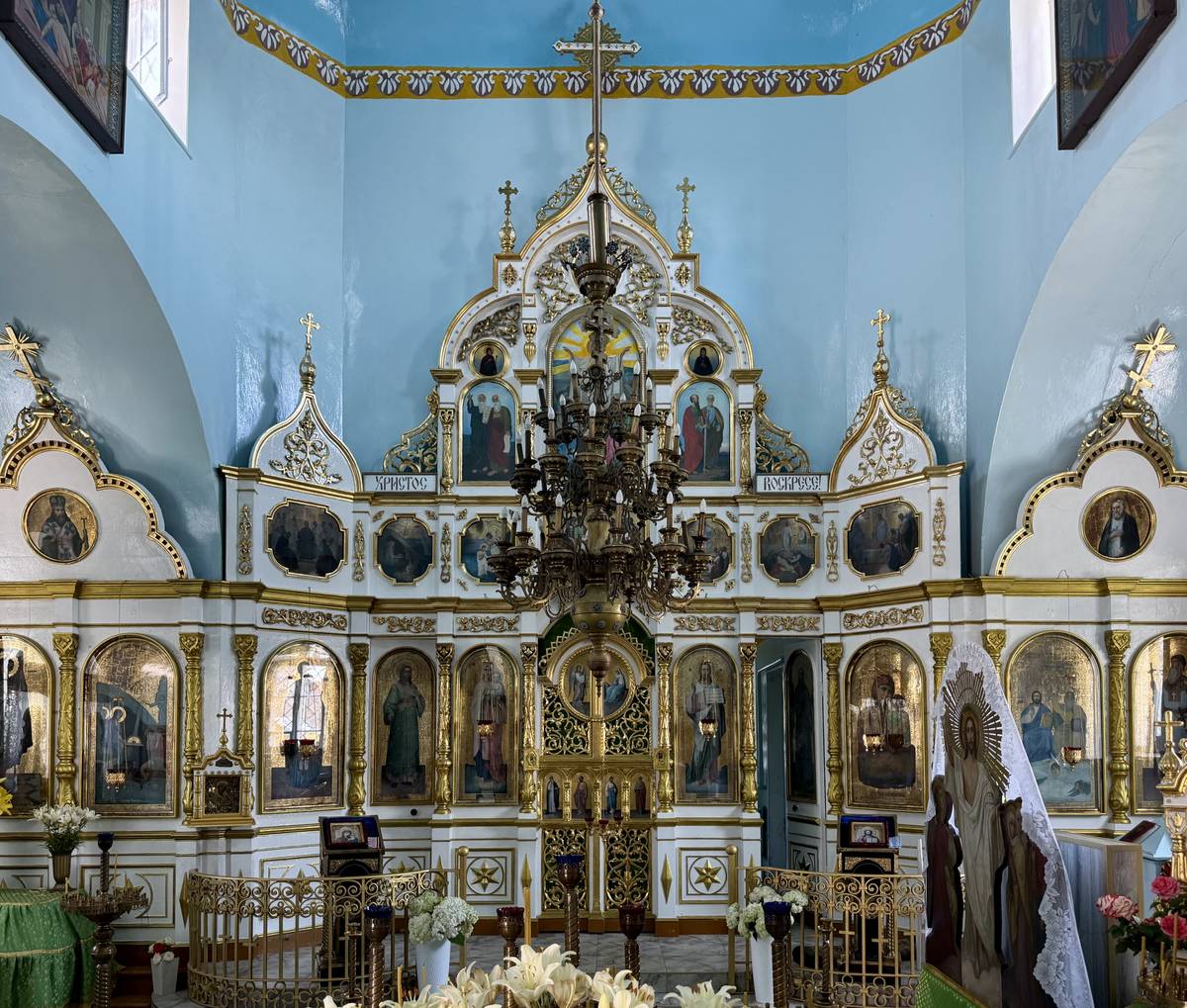 Церковь Казанской иконы Божией Матери, Давид-Городок (Столинский район, Беларусь, Брестская область). интерьер и убранство, Иконостас