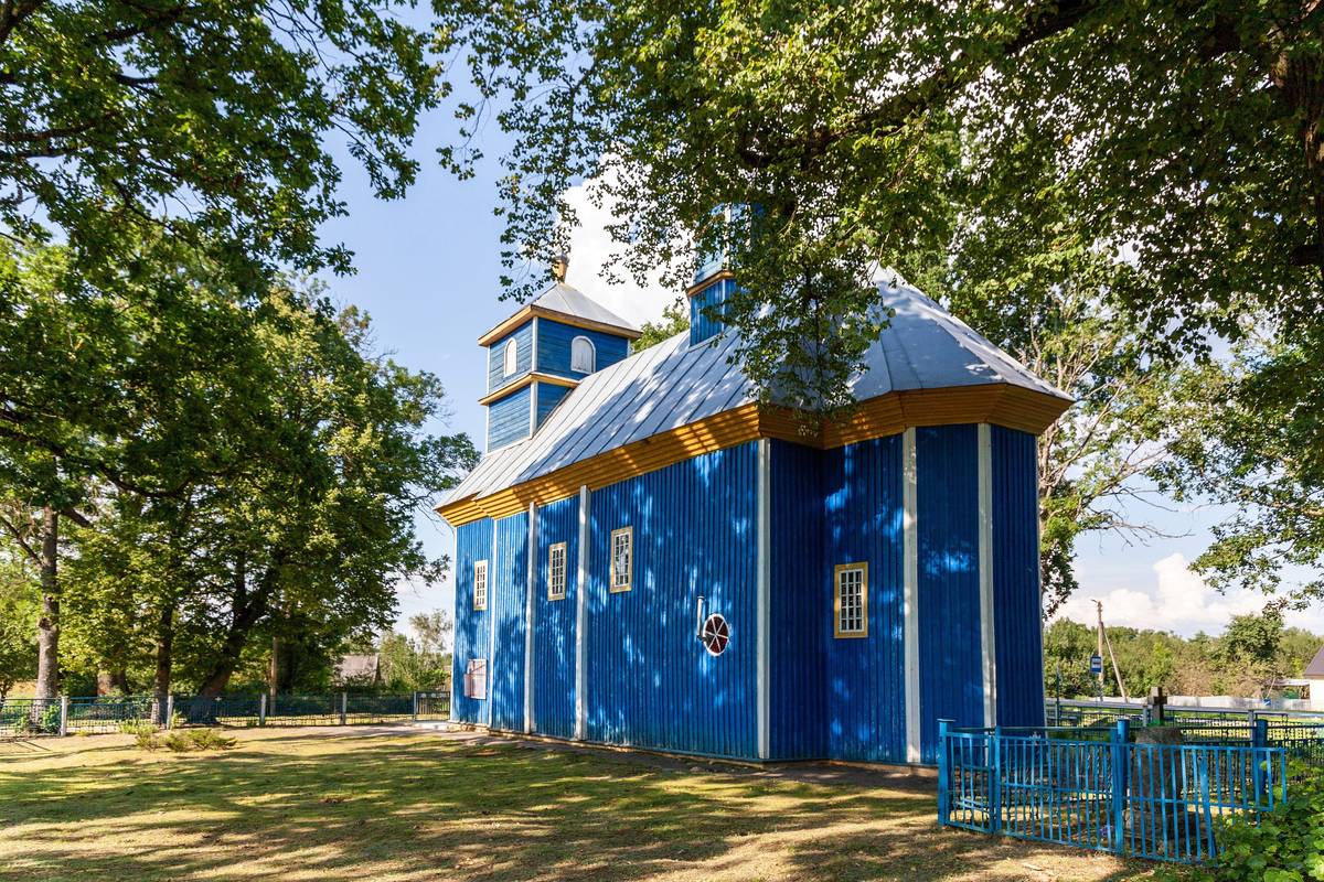 фасады. Церковь Троицы Живоначальной, Доброславка (Пинский район, Беларусь, Брестская область)