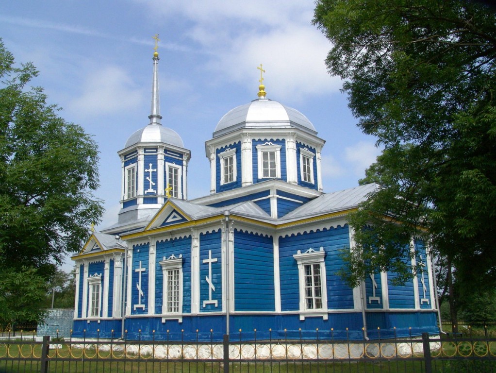 Местковичи. Церковь Троицы Живоначальной. фасады