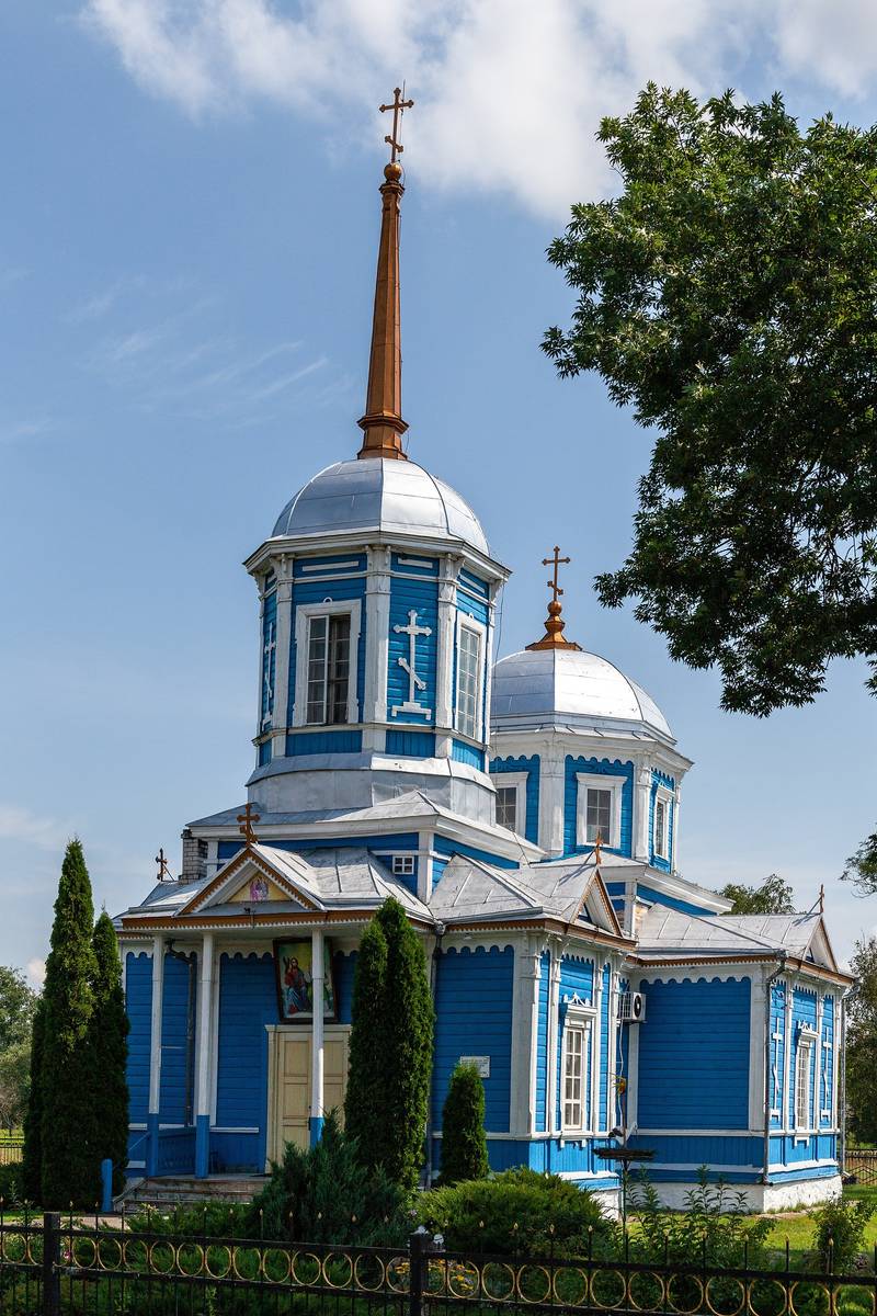 фасады. Церковь Троицы Живоначальной, Местковичи (Пинский район, Беларусь, Брестская область)