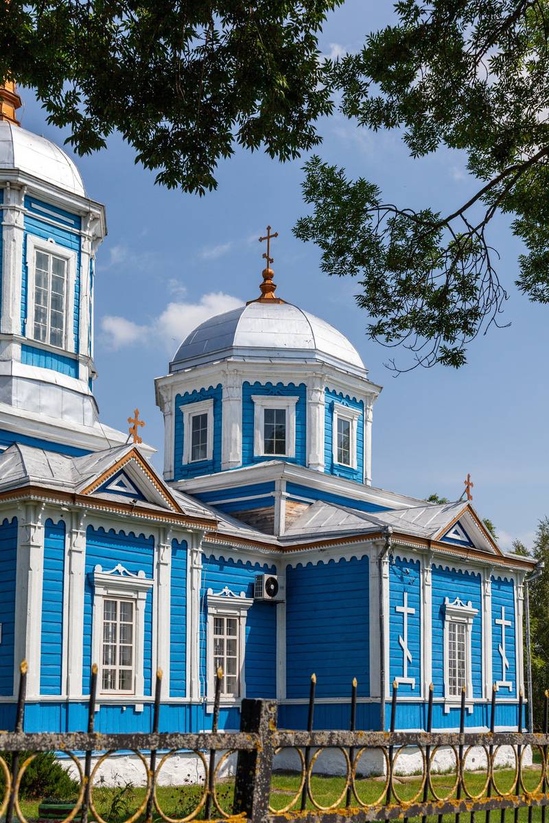 фасады. Церковь Троицы Живоначальной, Местковичи (Пинский район, Беларусь, Брестская область)