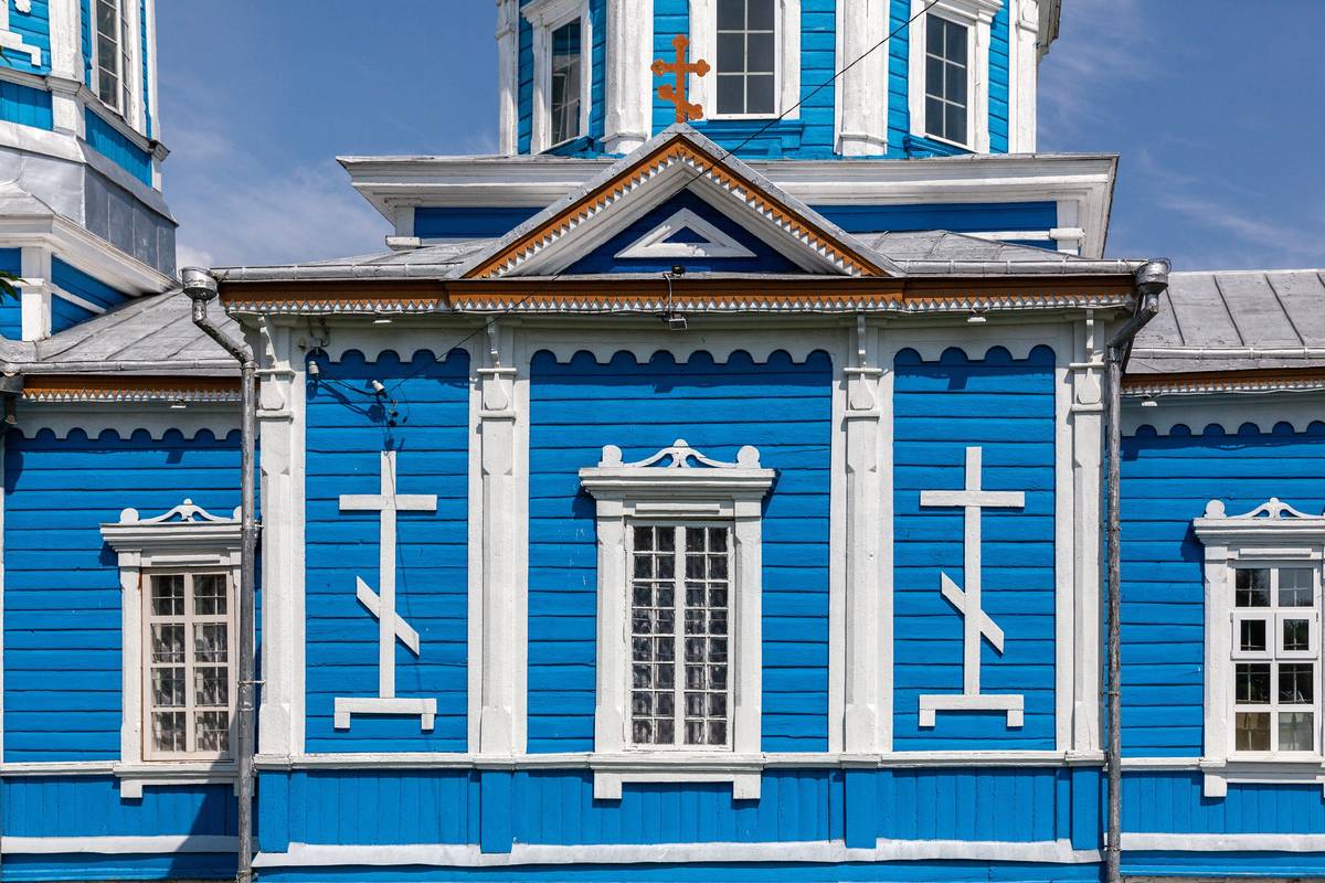 архитектурные детали. Церковь Троицы Живоначальной, Местковичи (Пинский район, Беларусь, Брестская область)