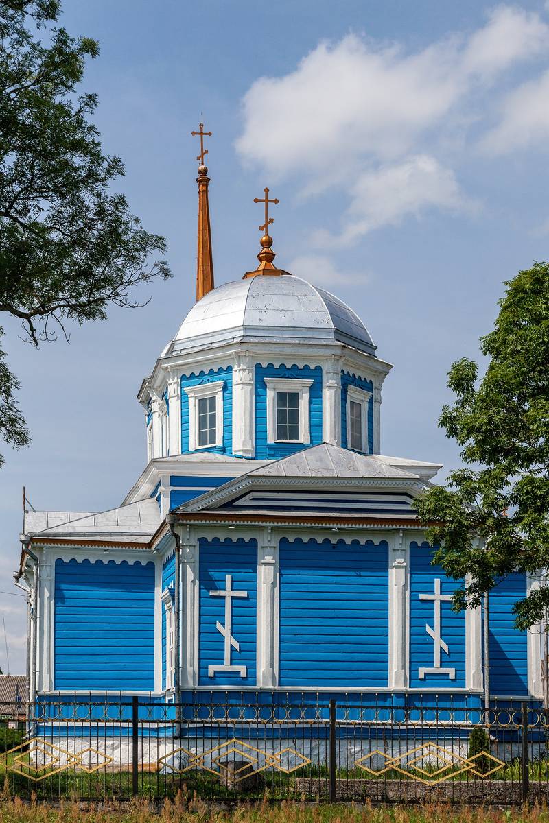 фасады. Церковь Троицы Живоначальной, Местковичи (Пинский район, Беларусь, Брестская область)
