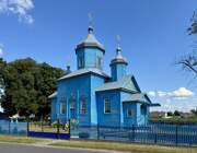 Церковь Успения Пресвятой Богородицы, Вид с северо-запада<br>, Ольпень, Столинский район, Беларусь, Брестская область