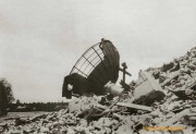 Церковь Вознесения Господня, Руины придела в 1941 году (источник - http://kompas-kaluga.ru/historyitem/11300/)<br>, Мятлево, Износковский район, Калужская область