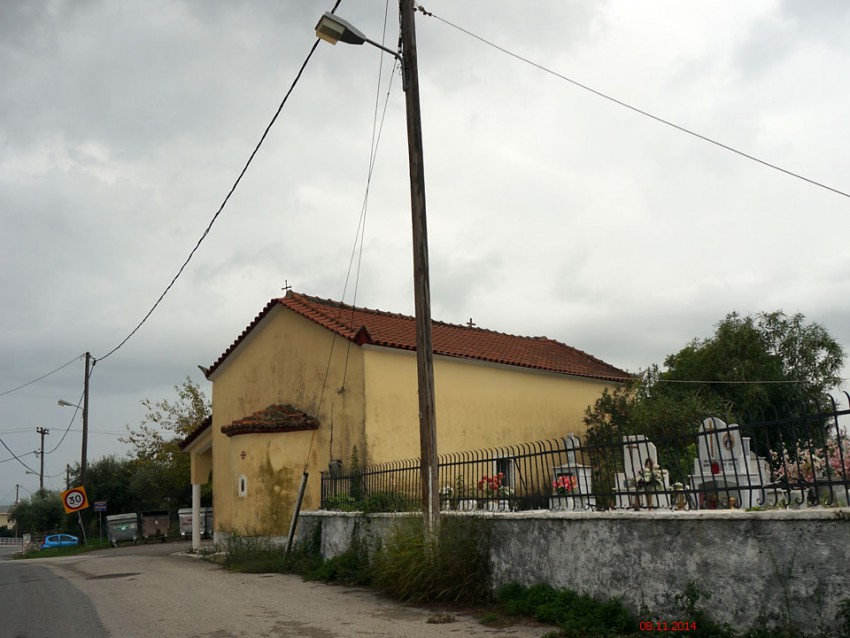 Неизвестная церковь, Калами (Пелопоннес (Πελοπόννησος), Греция). фасады