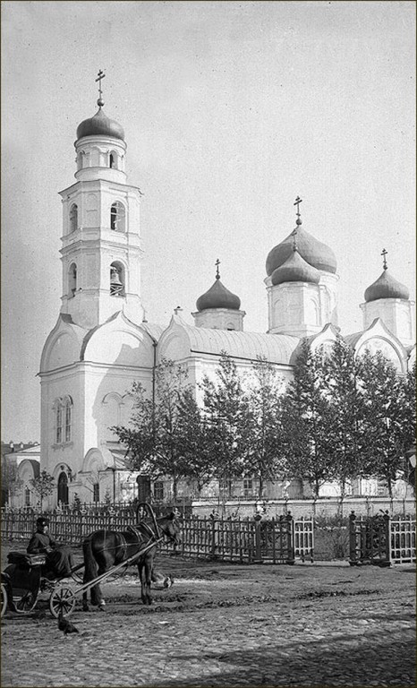 Нижегородский район. Церковь Троицы Живоначальной на Верхнем Посаде. архивная фотография, Фото Дмитрия Михайловича Селивановского 1890 год