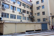 Неизвестная часовня при Хлюстинских богоугодных заведениях, Вид с запада. Часовня находилась на месте здания гаражей Пенсионного фонда<br>, Калуга, Калуга, город, Калужская область