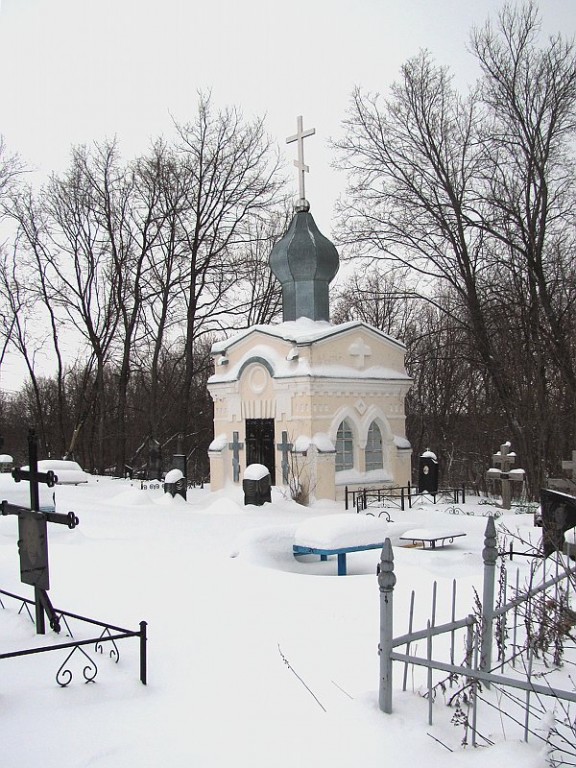 Часовня-усыпальница Рихтеров, Черкасское (Колышлейский район, Пензенская область). общий вид в ландшафте, вид с юго-востока