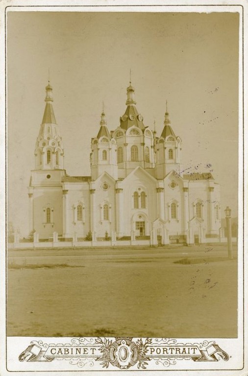 Красноярск. Собор Рождества Пресвятой Богородицы. архивная фотография, Фото 1880-х г.г. Источник: Красноярский краеведческий музей