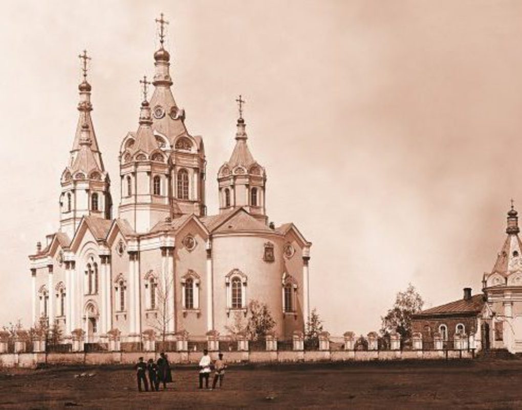 Собор Рождества Пресвятой Богородицы, Красноярск (Красноярск, город, Красноярский край). архивная фотография, 1890-е гг.