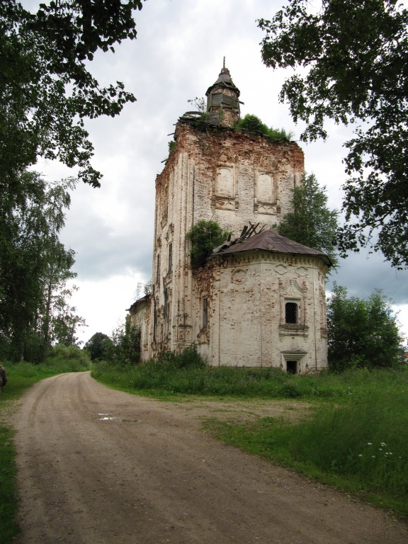 Заручевская. Церковь Владимирской иконы Божией Матери. фасады