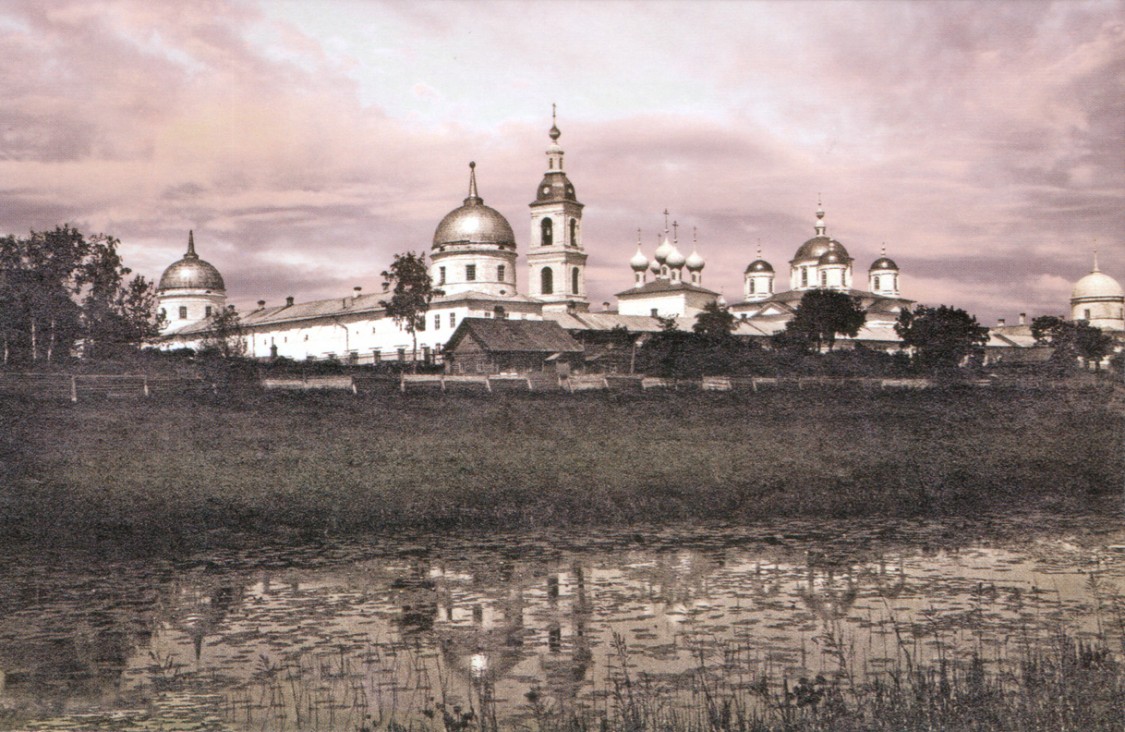 Мологский Афанасьевский монастырь, Молога (акватория Рыбинского водохранилища) (Рыбинский район, Ярославская область). архивная фотография, Источник: http://fish-burg.ru/history/mologarussatlantic.html#prettyPhoto%5Bgallery1%5D/7/