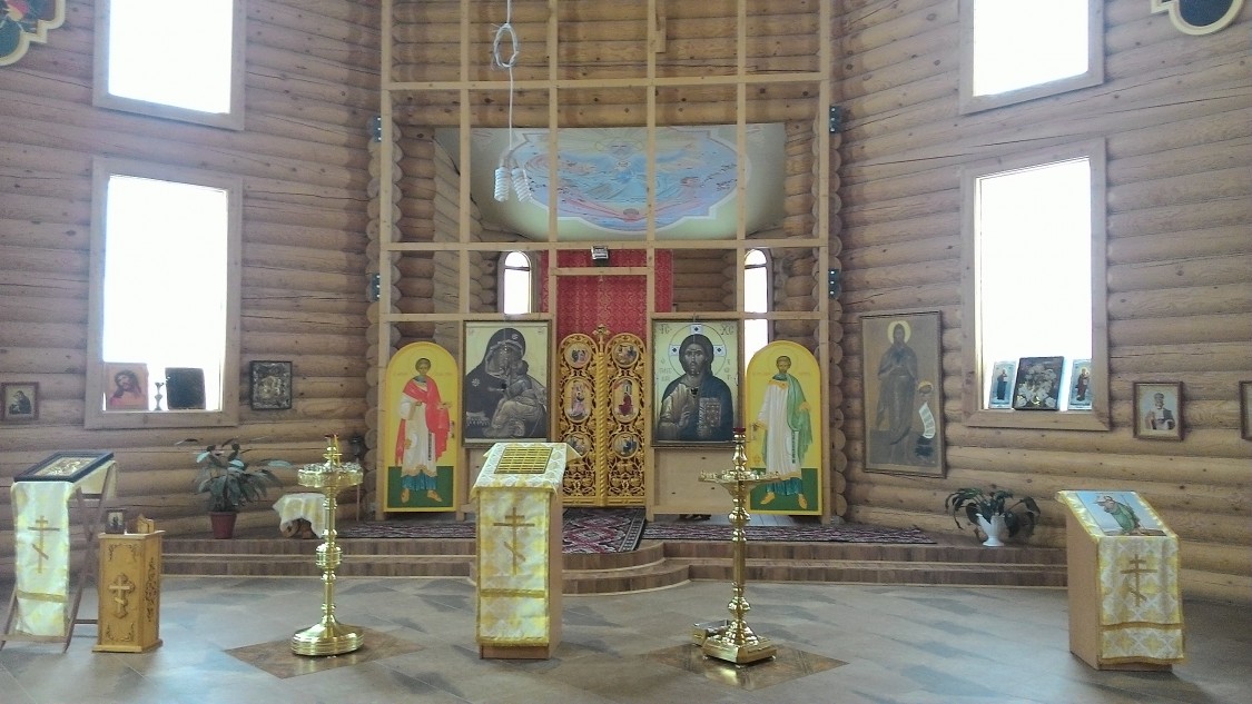 Церковь Иоанна Предтечи, Заручевская (Вельский район, Архангельская область). интерьер и убранство