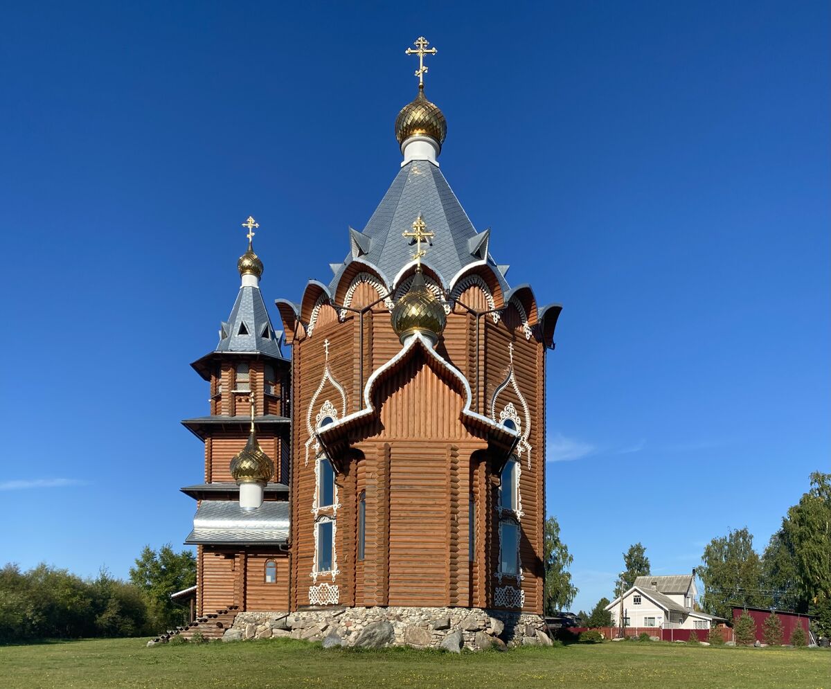 Церковь Иоанна Предтечи, Заручевская (Вельский район, Архангельская область). фасады, Вид с востока