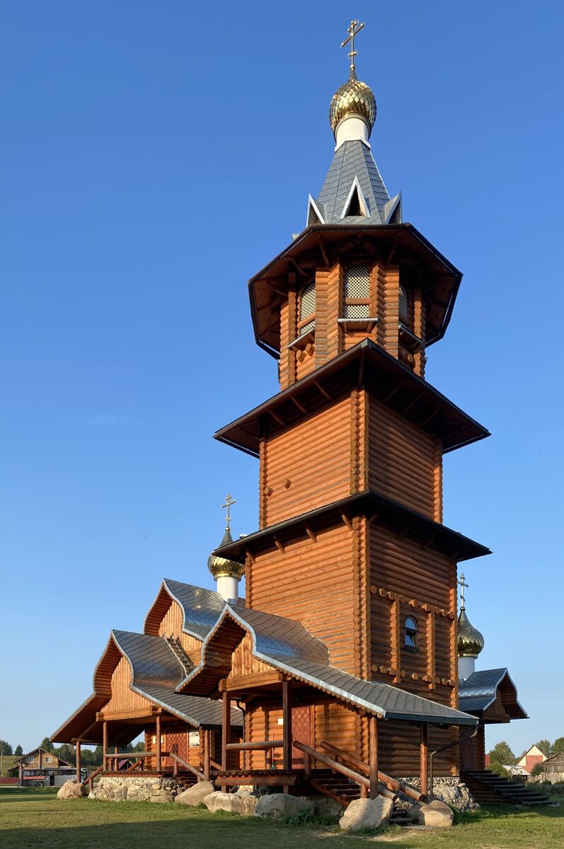 Церковь Иоанна Предтечи, Заручевская (Вельский район, Архангельская область). фасады, Колокольня