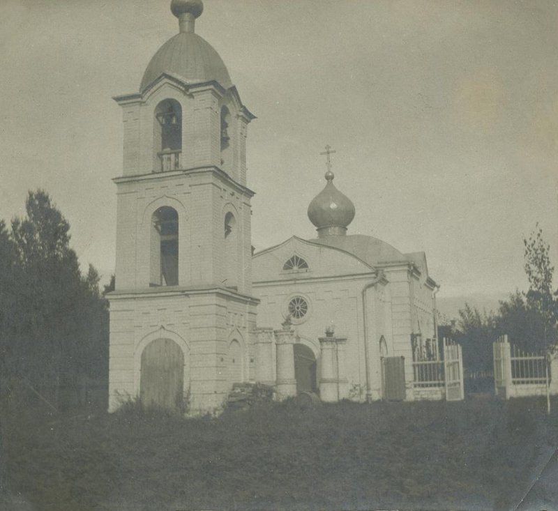 Церковь Воскресения Христова в Шушарах, Дачное (Высокогорский район, Республика Татарстан). архивная фотография, Фото 1900-ых годов из фондов Музея А.М. Горького и Ф.И. Шаляпина (г. Казань)